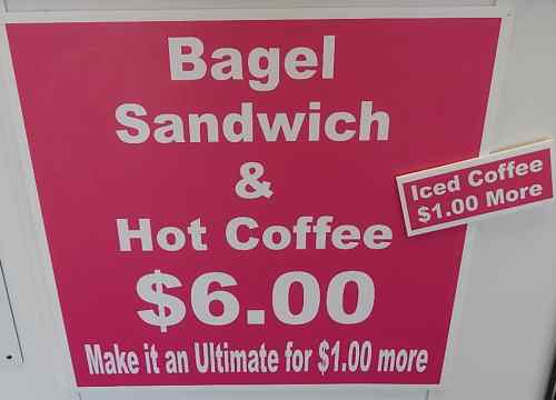 Page 6 of menu, Frosted Bakery Cortland, NY